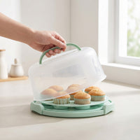Cake Carrier with Handle Portable Cake Carrier with Lid Translucent for Bakery