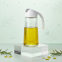 630 Ml Automatic Oil Dispenser Large Capacity Tilt-Sensing Flip Oil Dispenser One-Handed for Dining Table