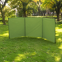Polyester Wind Screen 420x140cm Large Windbreak Camp Wind Shield for Bonfire Solo Camping Gear