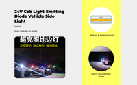 COB Side Marker Light, 24V Waterproof LED Turn Signal