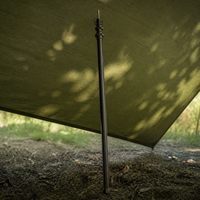 Heavy-Duty Aluminum Alloy Tent Poles for Outdoor Canopy & Awning Support, High-Strength Wind-Resistant Telescopic Rods