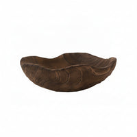 Decorative Bowl Organic Bowl with Wavy Rims Sculptural Catchall for Coffee Table, Entryway
