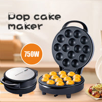 14-Hole Takoyaki Maker with Large Capacity, 750W, 220V