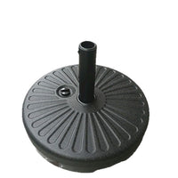 Beach Umbrella with Water-Filled Base, Plastic Center Pole, 8 Ribs, Manual Open