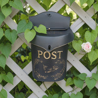 French Countryside Iron Wall Mailbox Decoration