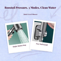 High-pressure handheld shower head