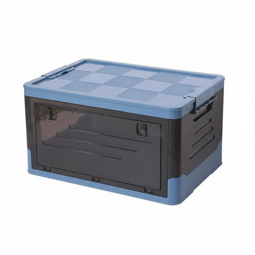 Collapsible Cabinet with casters Front-Opening Doors Storage Container Clear View
