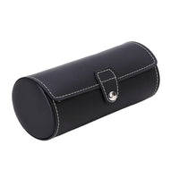 Watch Roll Portable Watch Box with 3 Slots Compact for Dresser