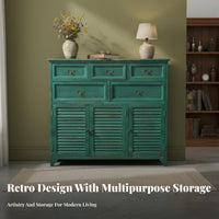 3-Drawer Rustic End Table Vintage Design Bedroom Furniture Multifunctional Space-Saving for Apartment Dwellers, Hallway