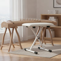 Piano Bench Folding Keyboard Bench Non-Slip Furniture for Home Studio, Rehearsal