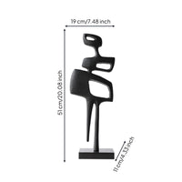 Abstract Sculpture Contemporary Geometric Sculpture Artistic Decor for Console Table