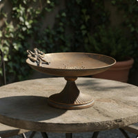 Decorative Avian Ornamental Tray Shabby Chic Decorative Iron Tray Long-Lasting