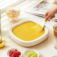 Rolled Ice Cream Appliance Fast Freezing Ice Cream Roll Pan Safe and Convenient