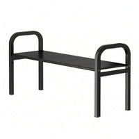 Under Sink Storage Rack 5-Panel Top Adjustable Height Shelf Arched Side
