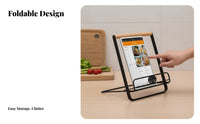 Adjustable Device Holder Nordic design aesthetic Tablet Stand Handsunrestricted Viewing for on-the-go