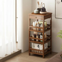 End Table Simple Design Sofa Table Space-Saving Bedside Storage Rack for Bedroom