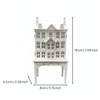 1:12 Scale Display Cabinet Opening Doors and Drawers for Collectors, Hobbyists