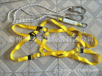 Full Body Safety Harness with Double Lanyard and Shock Absorber for Fall Protection
