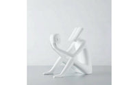 Abstract Sculpture Matte Human Figurine Sculptural for Living Room, Homeowners