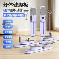 Multi-functional Split Fitness Board for Home Abdominal Training, Pilates, Leg Exercise, Skiing