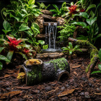 Hollow Log Hideout Realistic Lichen Cave Hide Safe Materials