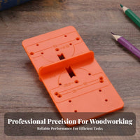 Accurate Positioning Hinge Hole DIY Tool Hinge Installation Jig Easy to Use for DIYers, Home Improvement, Workshop, Furniture Making
