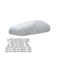 Lightweight Car Cover with Elastic Hem Dustproof Full Car Cover Sunproof Snowproof for Seasonal Storage