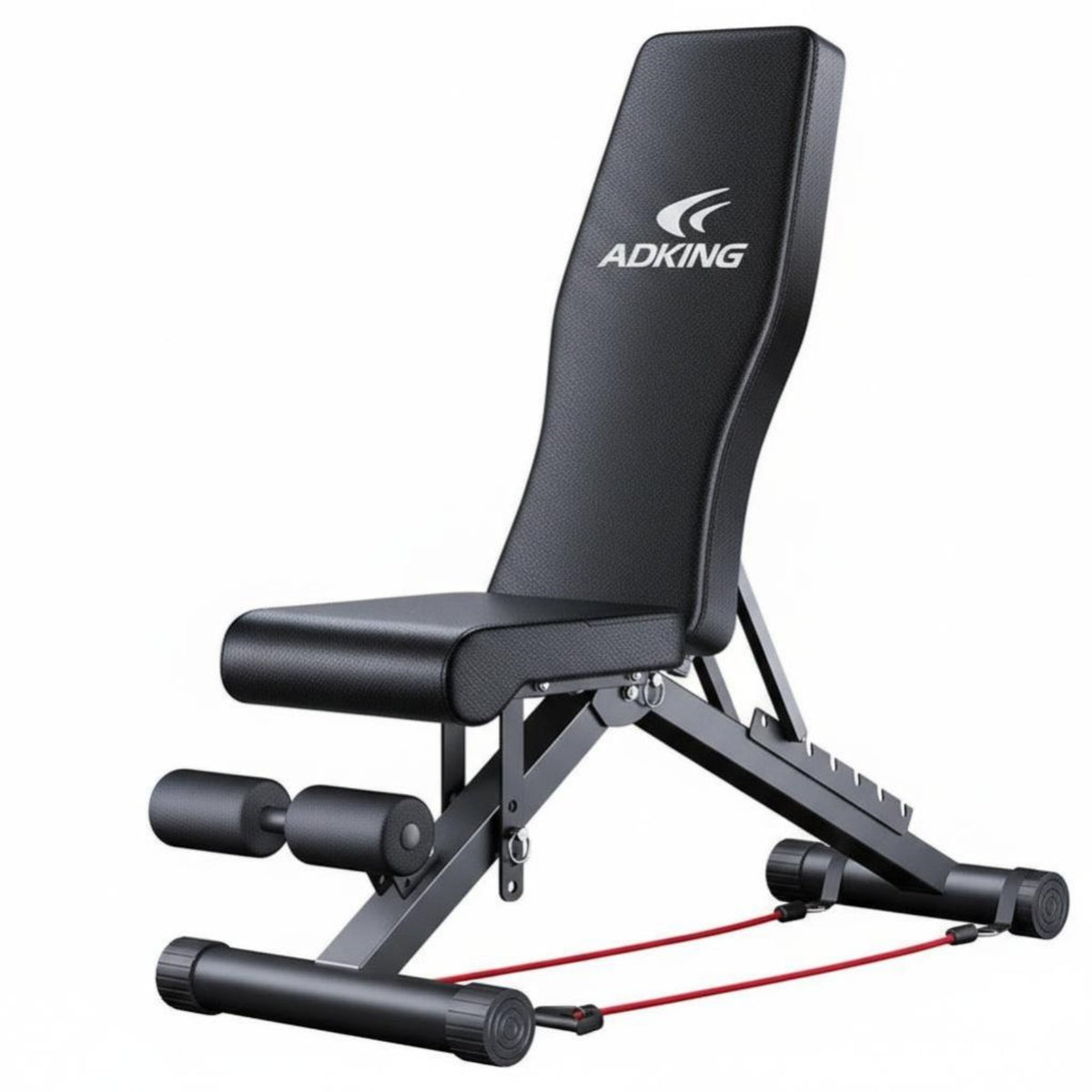Adjustable Weight Bench Multi-Functional Adjustable Utility Bench with Pulley Fullphysique Training Sturdy Construction