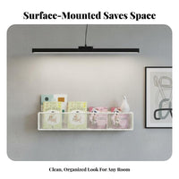 Over-the-Door Book rack Space-Saving Hanging Storage Sturdy Construction