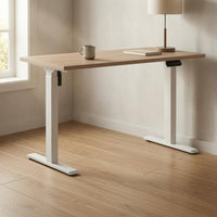 Height-Adjustable Desk Broad Base Standing Desk Flat Table Surface Furniture for Workplace