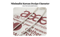 Korean Style Hooded Sweatshirt, Relaxed Long Sleeve Top, Letter Print Unisex Autumn