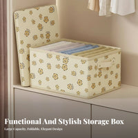 foldable Framed Box Large Capacity Stackable Frame container Foldable for Under Bed