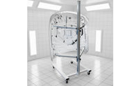 Auto Body Panel Painting Stand Galvanized Panel Painting Stand Bracket with Wheels Mobile for Mechanics