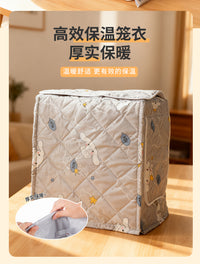 鹦鹉保温罩布卡星50冬季加厚防寒保暖鸟笼衣遮光透气专用防溅神器