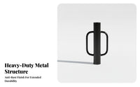 Heavy-Duty Fence Post Driver Smooth Rounded Yard Tool Welded Handles Metal Fence Post Driver