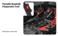 Compact Motor Test Reset Tool | Insulated jaw Clips, rigid-housing Body, Automotive Motor Tester, for Bench Testing