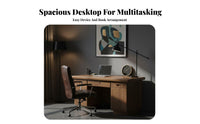 Minimalist Design Computer Desk with Drawers Small Space suitable for Single Drawer Study Desk Thickened desktop surface Office Furniture Sturdy framework for Students, Home Workers, Individuals, Dorm Room, Dormitory, Bedroom