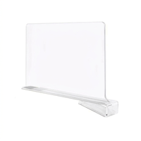 8 Pcs Acrylic Shelf Dividers, Separator for Wardrobe, Transparent Shelf Dividers for Closet, Bedroom Storage Shelf Dividers