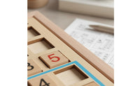 No Paper Needed Wooden Sudoku Board Learning Through Play Math Thinking Game Brain Training Sudoku Challenge Set Natural Wood for Classroom