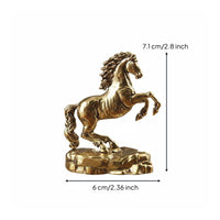 Success Horse Ornament Auspicious Gift Bronze Horse Sculpture for Entryway