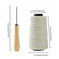 Strong and Long-Lasting Accounting Voucher Binding Thread 21-Ply Waxed Cotton String for Accountants, Financial Professionals, Archiving