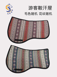 Equestrian Saddle Pad with Shock Absorption for Riding Sports