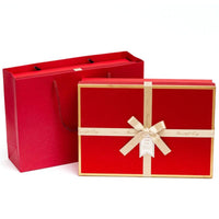 Paper Gift Box, Large Red Wedding Favor, Creative Holiday Gift Packaging, High-End Empty Box