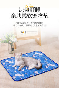 跨境夏季宠物凉感睡垫狗垫子猫窝猫垫狗窝垫室内猫床狗床四季通用