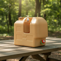 Water Tank with Spigot Food-Grade Water Container with Faucet Reusable for Travelers, Handwashing
