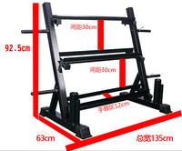 Three-Tier Dumbbell Rack for Home and Commercial Use
