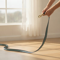 Woven Horse Lead Rope with Snap Hook Flat Horse Lead Rope Swivel Lunge Line Reinforced for Equestrians, Stables, Arenas