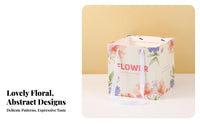 Square Flower Gift Bag Portable Large Bouquet Tote Bag Stylish Design Floral Gift Box with Handle for Florists, Family Appreciation Day, Weddings