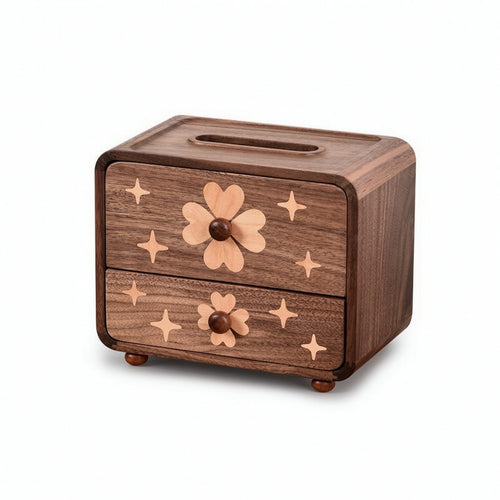 Tissue Box with Opening Aesthetic Tissue Box Cover with Base Decorative for Desktop, Living Room, Bedside Table
