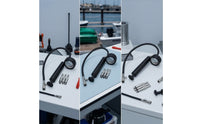 Pressure Test Kit Double-rangeScale Outboard Gearbox Leak Tester Kit Hand-Operated for Boat Mechanics